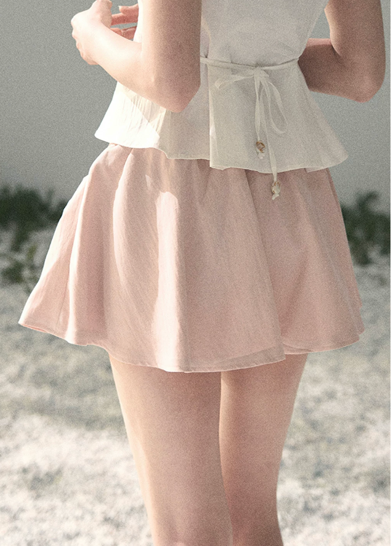 aomalm skirt, a line mini skirt, feminine korean skirt, french style mini skirt, blush summer skirt, high waist mini skirt, puffy skirt women, romantic summer skirt, cute korean outfit, soft girl mini skirt, lyocell blend skirt, pretty summer outfit</p>