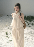 aomalm set, lace top set, ivory summer set, korean fashion set, feminine two piece set, romantic lace blouse, early summer outfit women, soft girl set, ivory skirt set, ivory pants set, elegant summer co ord, korean feminine outfit