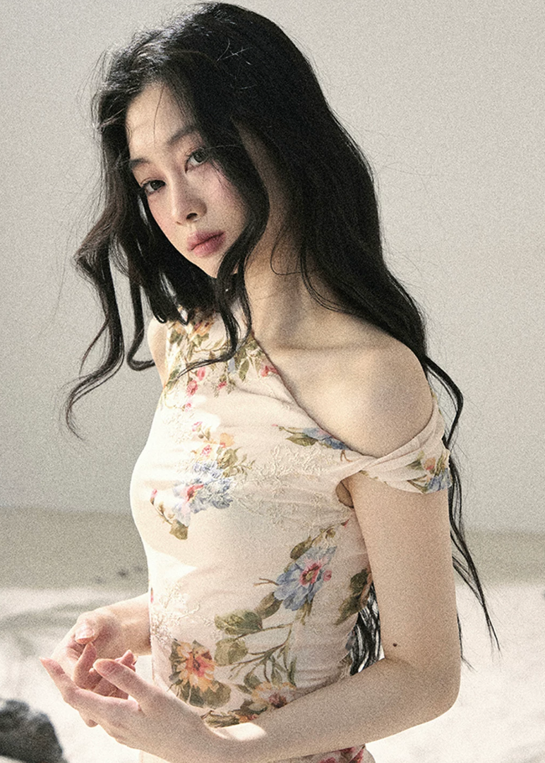 aomalm floral dress, mesh floral dress, one shoulder dress, korean feminine dress, romantic summer dress, bodycon floral dress, french style floral dress, mini floral dress, long floral dress, summer date dress, elegant mesh dress, soft girl floral outfit