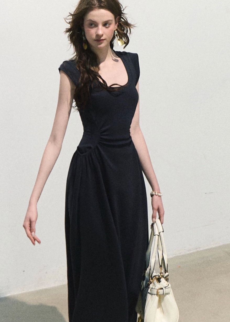 oakmoo dress, white tank dress, a-line summer dress, waist cinching dress, korean minimal dress, elegant summer dress, white vacation dress, short white dress, long white dress, refined tank dress, quiet luxury dress, feminine summer outfit