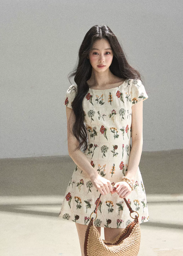 aomalm dress, embroidered floral mini dress, french floral dress, sleeveless vest dress, korean feminine dress, summer embroidered dress, vintage floral mini dress, floral short dress women, romantic summer dress, garden embroidery dress
