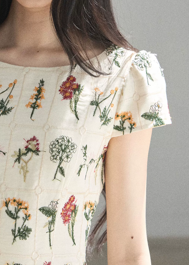 aomalm dress, embroidered floral mini dress, french floral dress, sleeveless vest dress, korean feminine dress, summer embroidered dress, vintage floral mini dress, floral short dress women, romantic summer dress, garden embroidery dress