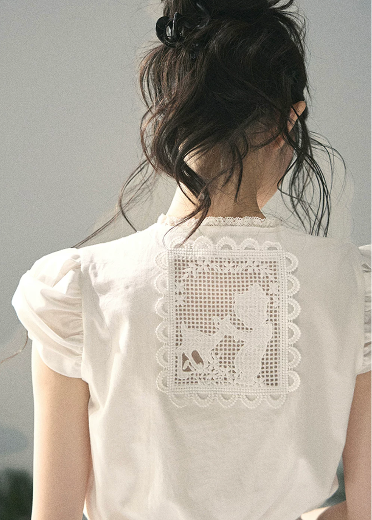 aomalm set, lace two piece set, white crop top skirt set, korean feminine set, french lace outfit, romantic summer set, lace mini skirt set, early summer outfit, feminine korean fashion, white lace top, garden style outfit, summer skirt set