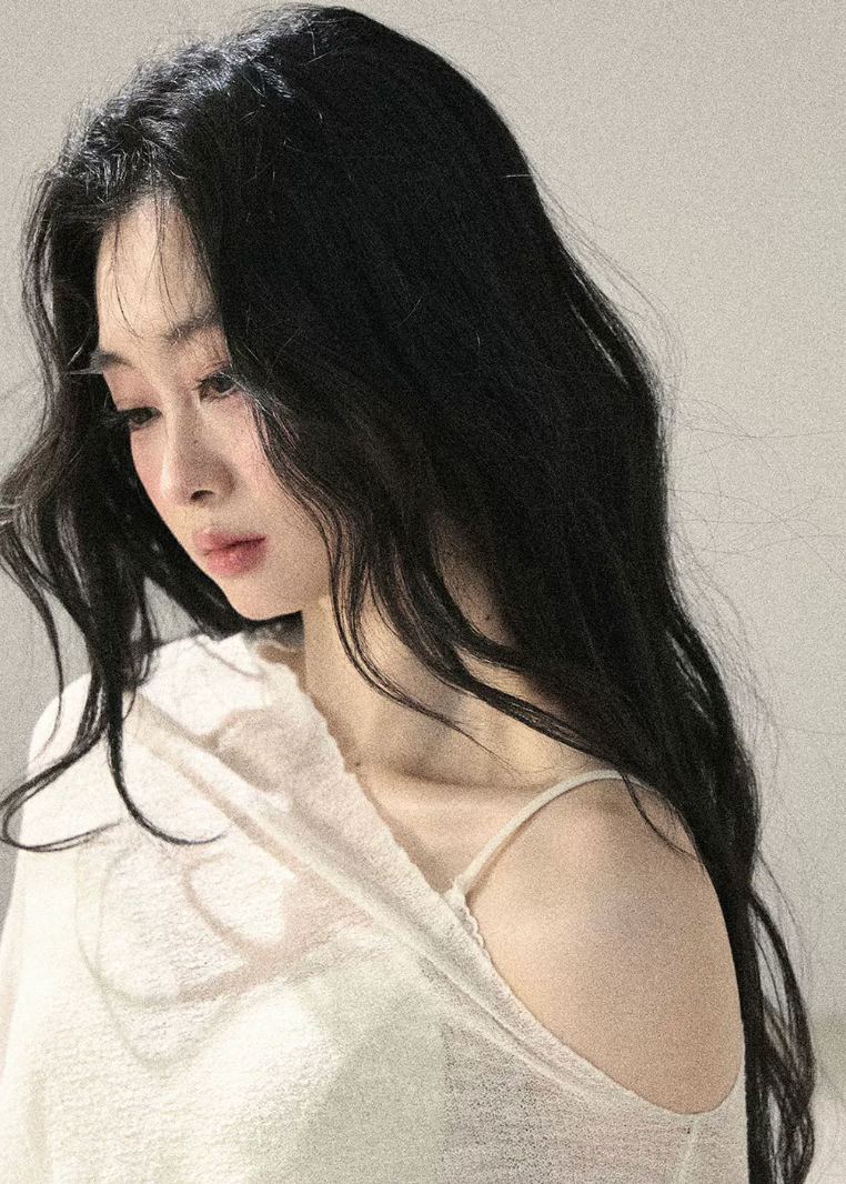 aomalm top, sheer off shoulder top, sunscreen cover up top, korean feminine top, loose summer top, translucent cover up, hazy fog top, pure desire top, asymmetric sleeve top, summer layering top, feminine korean fashion, resort cover up blouse