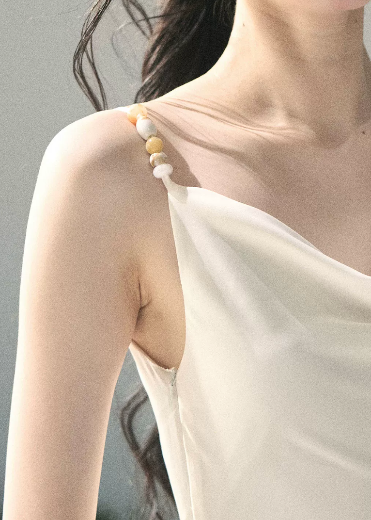 aomalm dress, white maxi dress, summer sundress, korean feminine dress, french style maxi dress, cotton skirt dress, sleeveless long dress, romantic summer dress, resort maxi dress, elegant white dress, moonlight sonata dress, feminine korean fashion