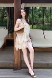 Holiday Beach Irregular Lace Dress