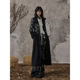 Dark high-end slim-fit Long coat