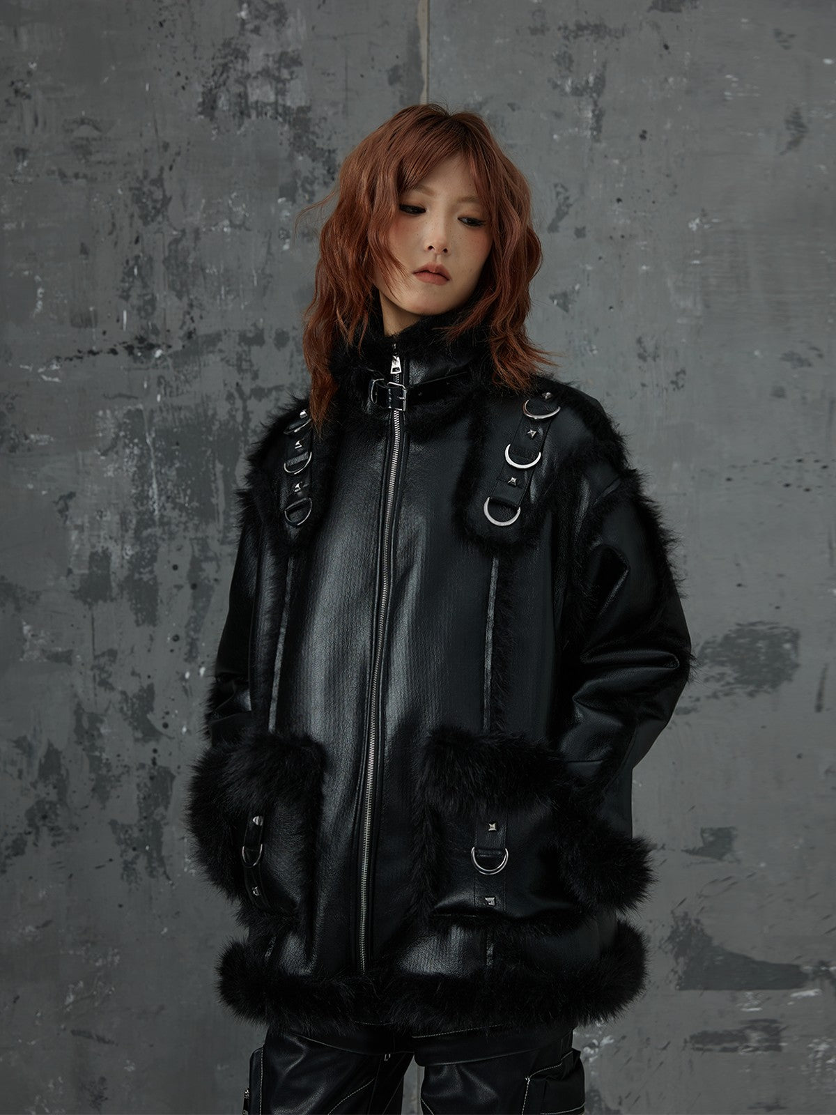 Frustration Garden - coat - black - nowatokyo