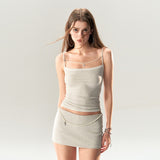 Pearl Cross Lace Cami & Shorts Set