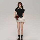 フェイクツーピースポロスプライスTシャツ