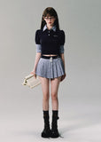 スポーティシックなフェイクツーピーススカートセット