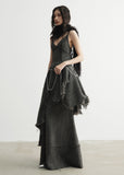 Raw Edge Tassel Fairy Slip Dress