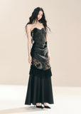 Cold Black Swan French Lace Dress