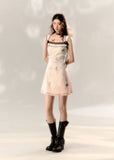 Butterfly Fragrance Gradient Lace Dress