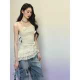 Lace Strap T-Shirt