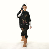 Dachshund Print Cotton Tee