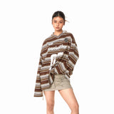 Retro Striped Long Tee