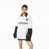 カモフラージュレイヤードルックポロ