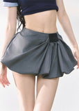 ハイウエストAラインスリミングショートスカート