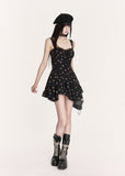 Dark Bloom Mini Dress