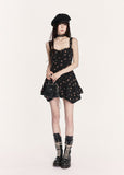 Dark Bloom Mini Dress