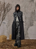 Dark high-end slim-fit Long coat