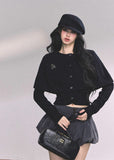 AOMALM knit sweater, cropped winter sweater women, cloak style knit top, Korean feminine sweater, needle twist sweater, winter cropped knit top, women cape sweater, soft winter knitwear, Korean aesthetic clothing, layered winter top, feminine cropped sweater, cozy knit top women, stylish winter sweater, minimalist knitwear, winter fashion women, Korean style winter top