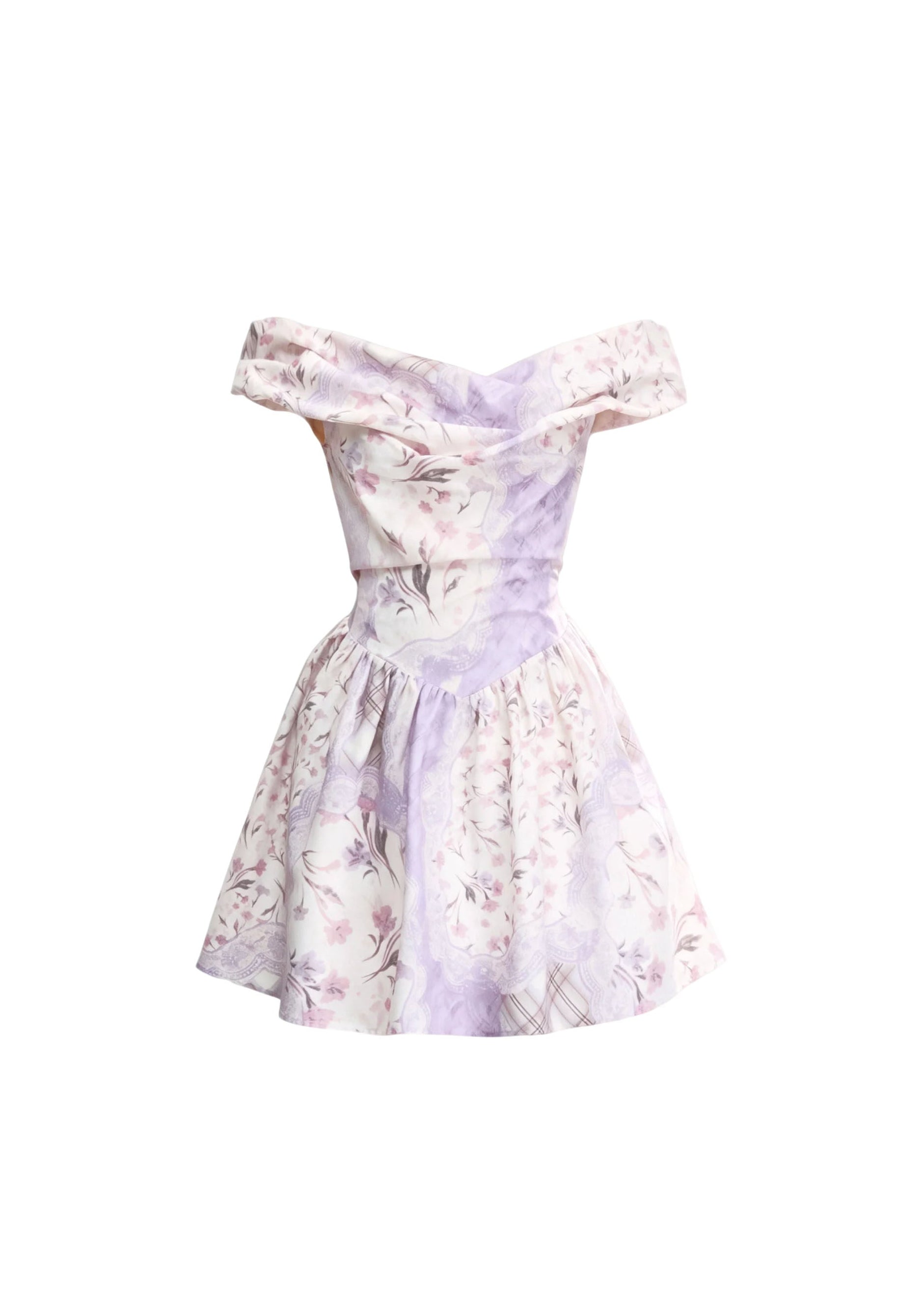 fragileheart dress, purple floral dress, off shoulder floral dress, korean feminine dress, romantic summer dress, lavender mini dress, floral korean fashion, vintage floral dress, feminine date dress, soft girl dress, summer floral outfit, elegant korean dress