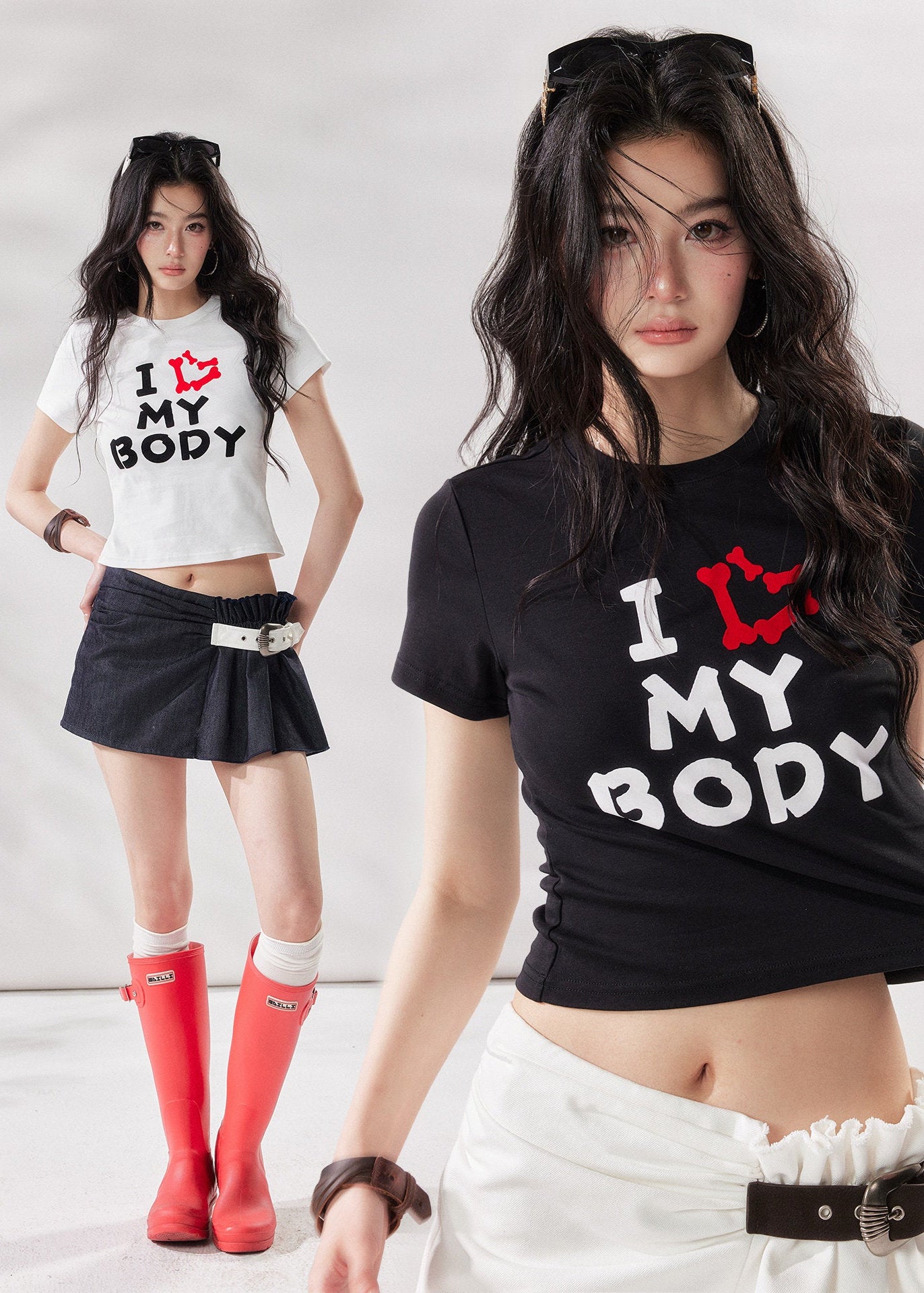 graphic baby tee, cropped t shirt women, letter print t shirt, korean fashion top, summer crop tee, black graphic tee women, white graphic tee women, slim fit t shirt, stylish casual top, cool girl outfit, summer street style top, modern casual tee