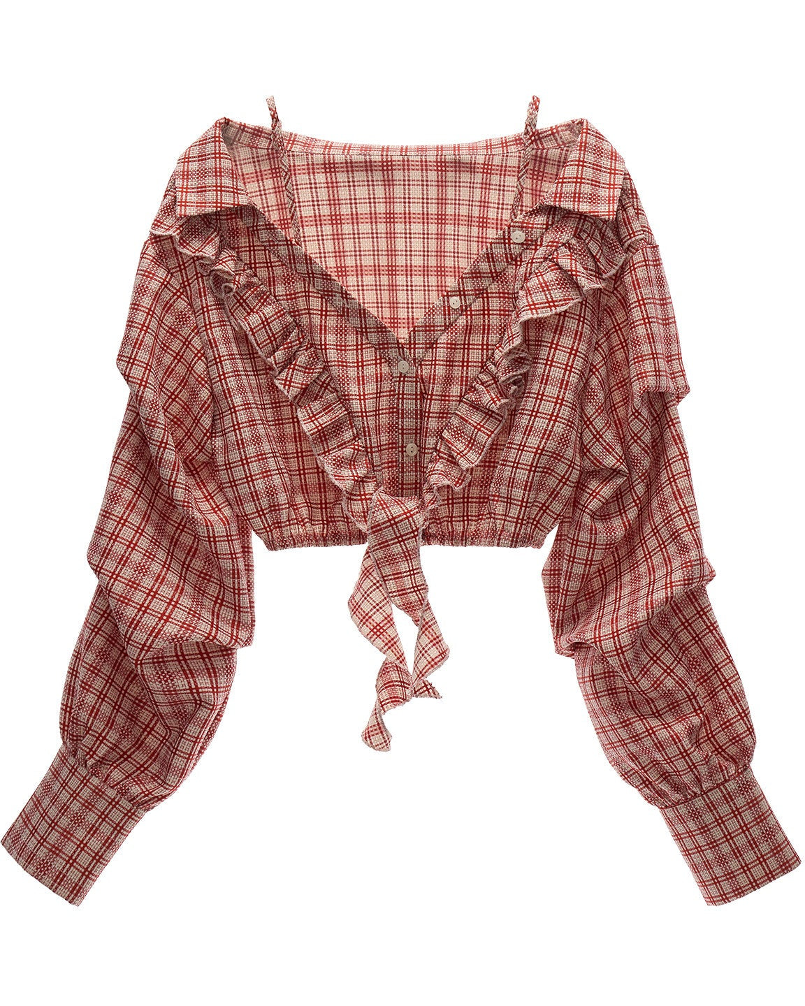 plaid blouse women, ruffle crop top, vintage style blouse, korean fashion top, summer outfit ideas, casual outfit women, lace up blouse women, aesthetic outfit women, cottagecore outfit, retro style top, cute crop blouse, feminine casual top, trendy summer top, statement blouse women, gingham top women, casual chic outfit, fashion forward top, everyday summer top, stylish blouse women, vintage outfit ideas

