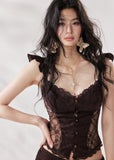 lace two piece set women, lace three piece set, mermaid skirt set women, elegant lace outfit women, black lace co ord set, summer evening outfit women, french style outfit women, bodycon lace set, feminine elegant outfit, luxury summer outfit women, chic lace set women, modern evening wear women, stylish matching set women, trending co ord set women, refined lace outfit