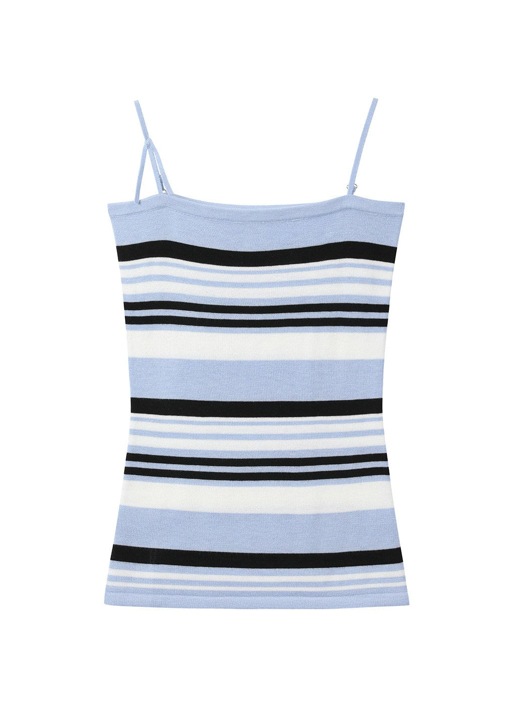 Women’s two-piece knit top set with long sleeves and stripes