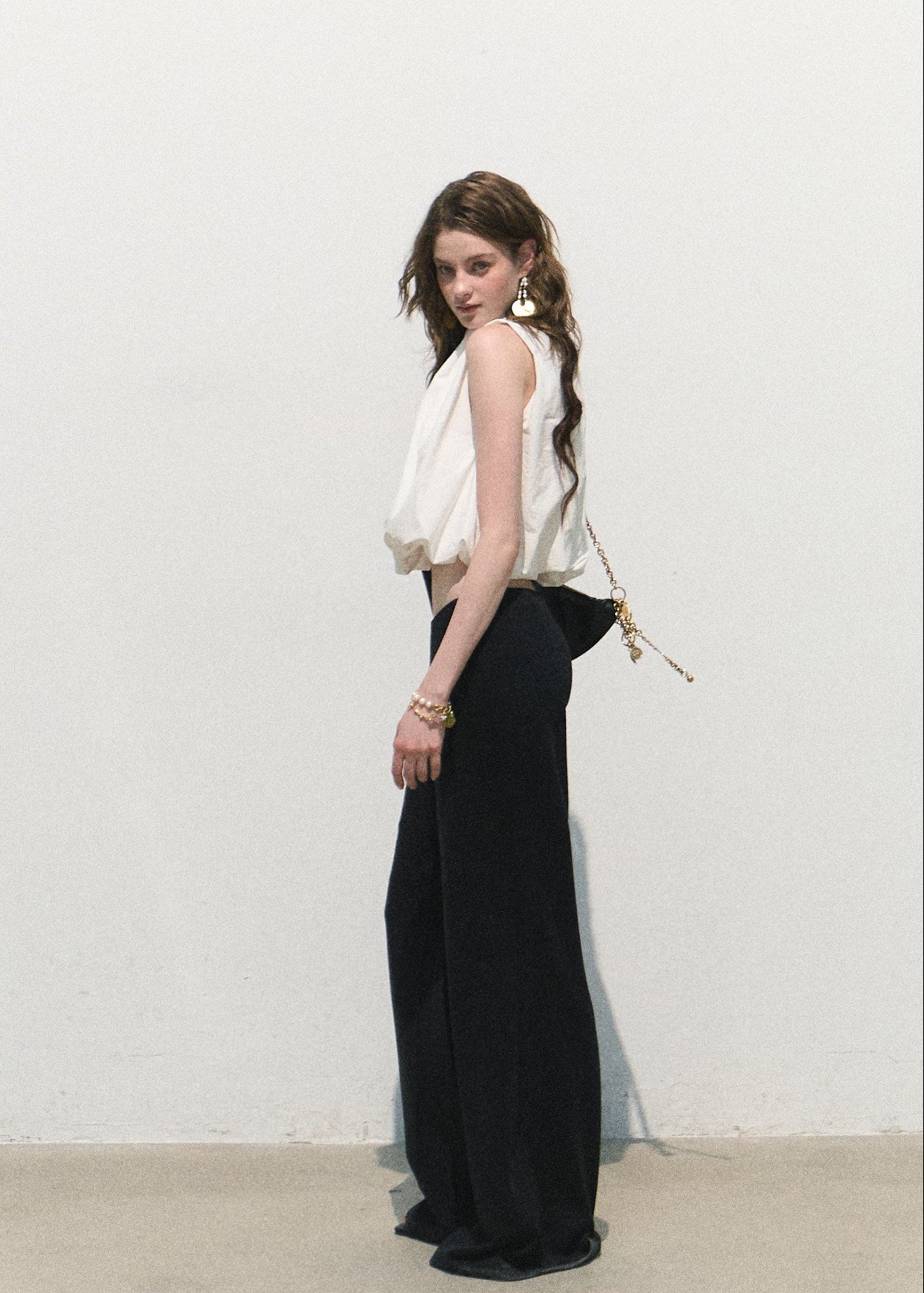 oakmoo pants, modal wide leg pants, black wide leg pants, korean minimal fashion, casual summer pants, soft knit pants women, relaxed wide leg trousers, travel pants women, bare feel pants, quiet luxury casual pants, black lounge pants, effortless summer outfit