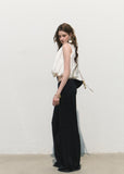 oakmoo pants, modal wide leg pants, black wide leg pants, korean minimal fashion, casual summer pants, soft knit pants women, relaxed wide leg trousers, travel pants women, bare feel pants, quiet luxury casual pants, black lounge pants, effortless summer outfit