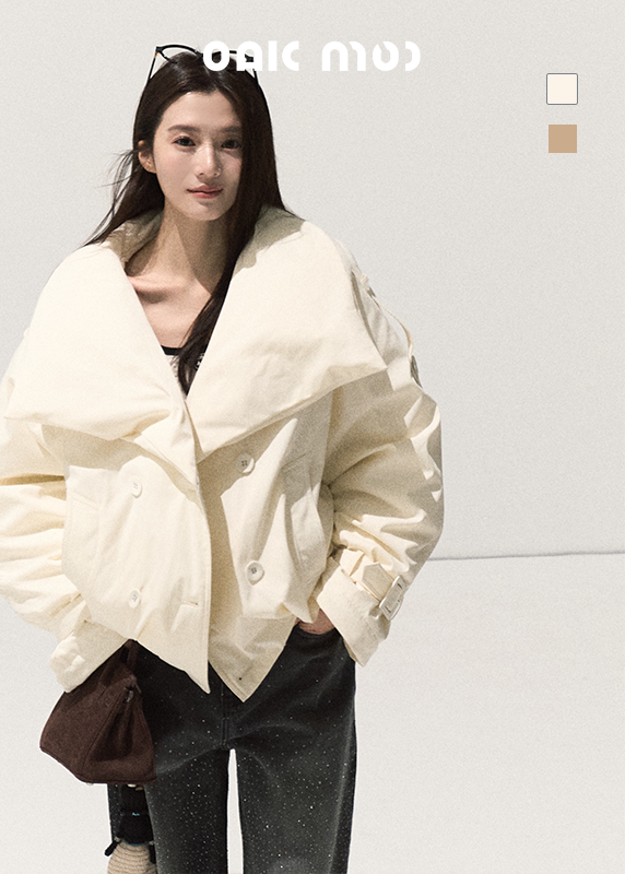 OAKMOO down jacket, white duck down coat, Korean long down jacket, oversized winter coat women, quilted down jacket, minimal Korean outerwear, warm winter parka women, long white down coat, luxury down jacket women, lightweight winter coat, modern Korean fashion coat, winter street style jacket, premium down outerwear, loose fit down jacket, elegant winter coat