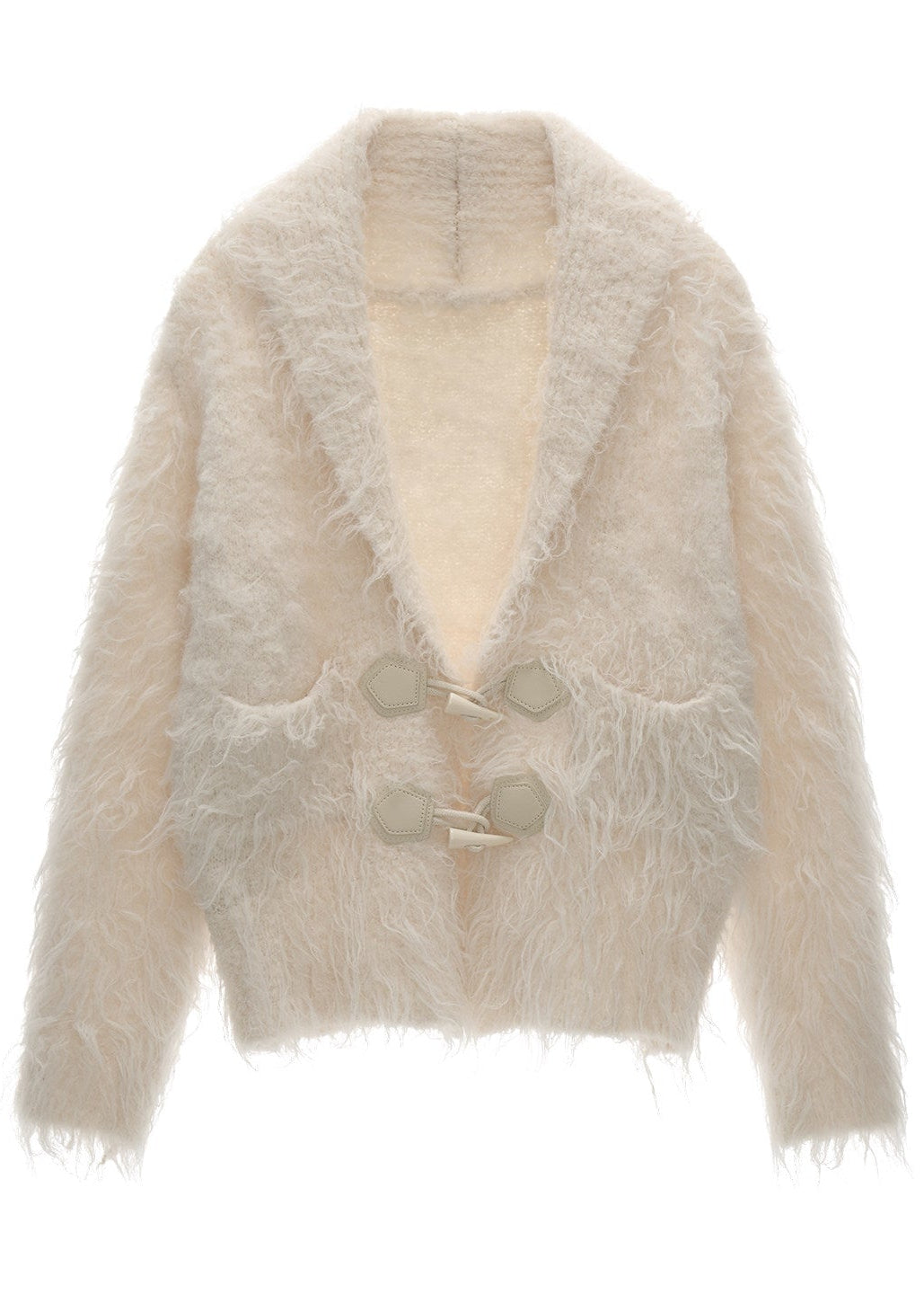loop yarn cardigan women, fleece knit cardigan, oversized lazy sweater, y2k cozy knitwear, white knit cardigan women, loose fit winter sweater, street style cardigan women, plush knit sweater, trendy fall winter knit, mamc cardigan style, casual oversized knit, soft fleece sweater women, fashion knit jacket, y2k street sweater, cozy women cardigan