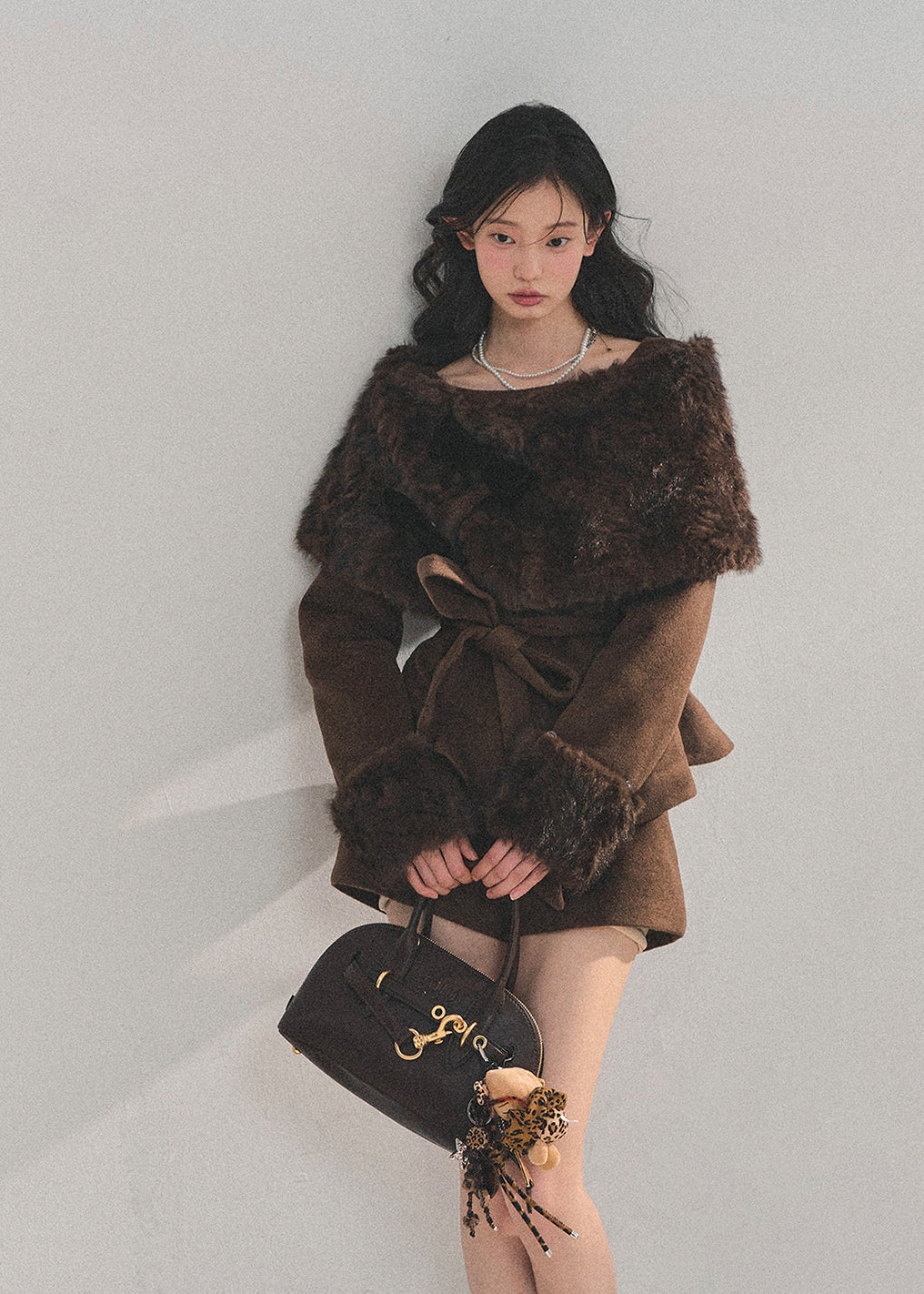 French winter set, faux fur cape outfit, Christmas luxury outfit women, AOMALM winter collection, feminine Korean winter style, three-piece winter suit women, holiday date outfit Korean, faux fur jacket set, winter mini skirt set, elegant winter coordinates, warm stylish winter clothes, luxury faux fur top, French romantic outfit, Korean fashion winter 2025, AOMALM apparel, holiday bow jacket, cottagecore winter outfit, soft girl winter aesthetic, Christmas outfit women Korea, chic winter layering set.