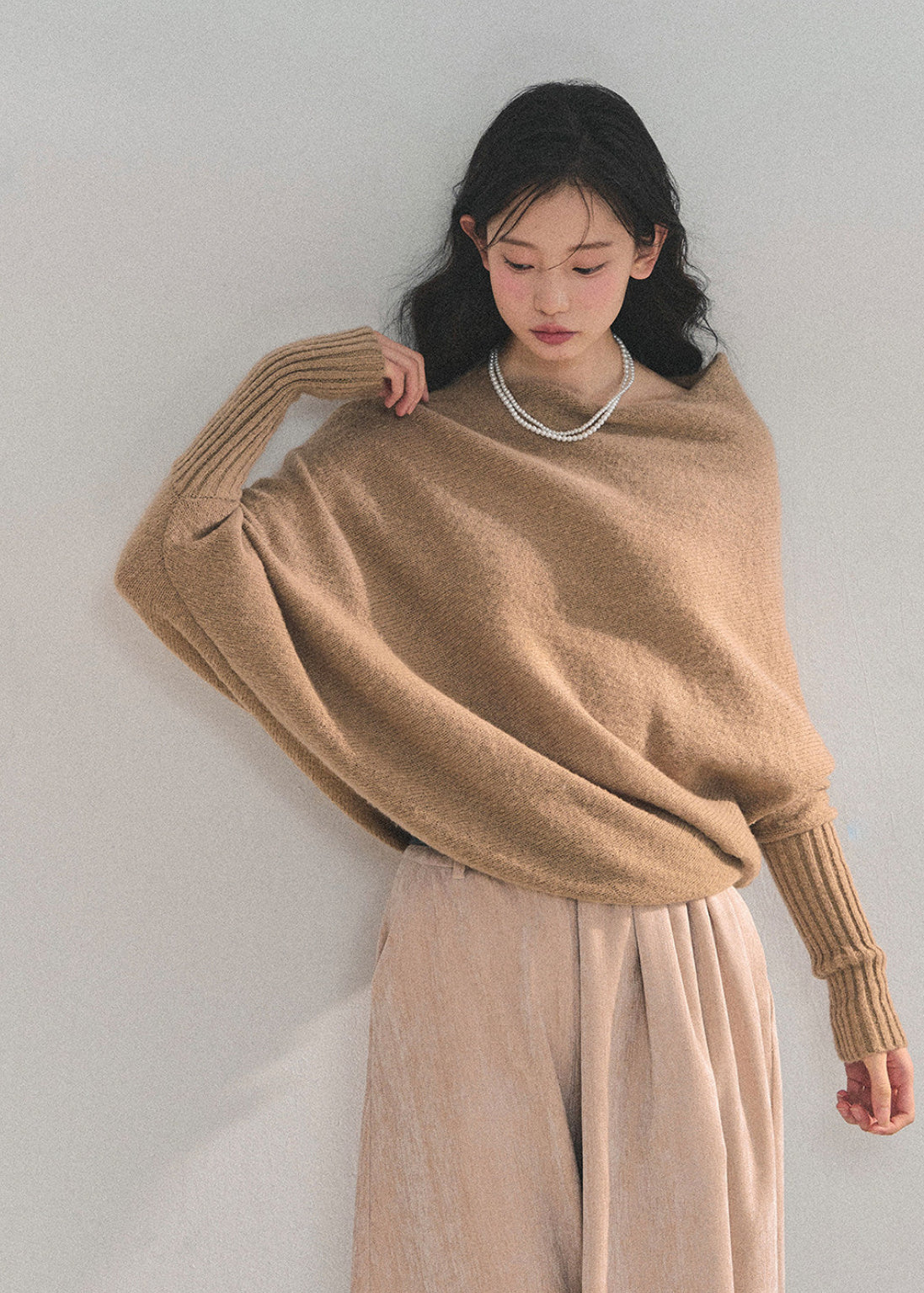 soft feminine knit sweater, korean style sweater women, wool blend knit top, winter korean fashion, soft girl aesthetic sweater, cozy winter knitwear, french korean sweater, layered knit pullover, minimalist winter top, gentle style women sweater, elegant casual knit, autumn winter knit top, soft wool sweater women, daily wear korean sweater, aesthetic knitwear women, feminine winter clothing