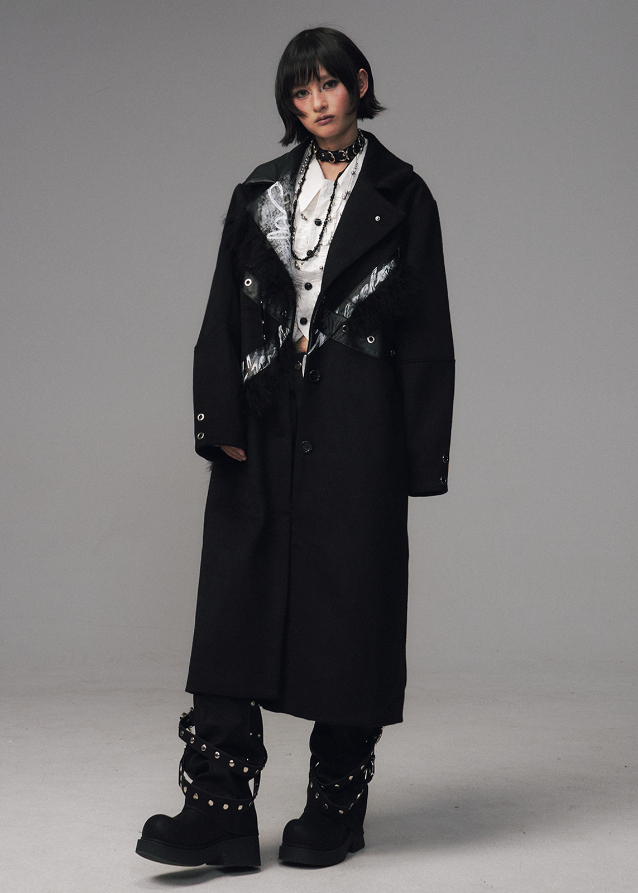 punk long coat women
printed panel tweed coat
graffiti punk winter jacket
oversized edgy coat women
streetwear long silhouette coat
dark aesthetic heavy coat
Frustration Garden coat
rock style printed outerwear
black long punk jacket
y2k grunge winter coat
