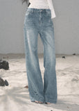 aomalm jeans, wide leg jeans women, sequin jeans, galaxy denim pants, korean feminine jeans, straight wide leg denim, summer jeans women, pear shape jeans, vintage blue jeans, cotton denim trousers, stardust jeans, feminine korean fashion
