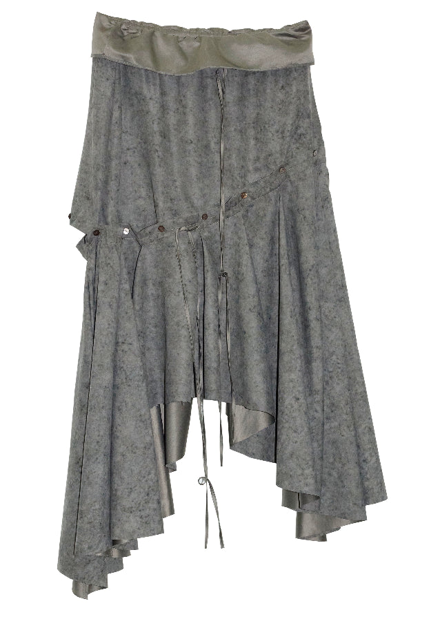 korean irregular skirt, deconstructed maxi skirt, asymmetrical layered skirt, convertible multi-way skirt, nomadic style skirt, jnylon skirt women, urban grunge maxi skirt, draped volume skirt, avant garde skirt women, edgy korean fashion skirt, wanderer style skirt, irregular hem maxi skirt, sculptural draped skirt, streetwear long skirt women
