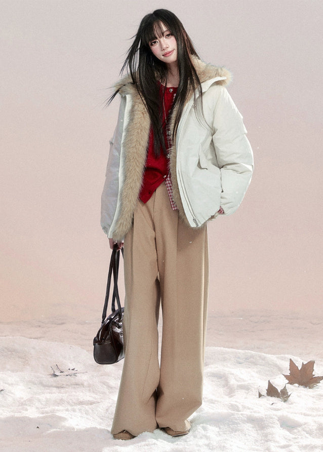 Fragile Heart wide leg pants, draped suit trousers, Korean chic trousers women, elegant flow pants, soft feminine wide pants, black draped trousers, beige wide-leg pants Korean, romantic casual pants, stylish long drape slacks, winter Korean fashion bottoms, gentle silhouette trousers, AW feminine wide-leg style