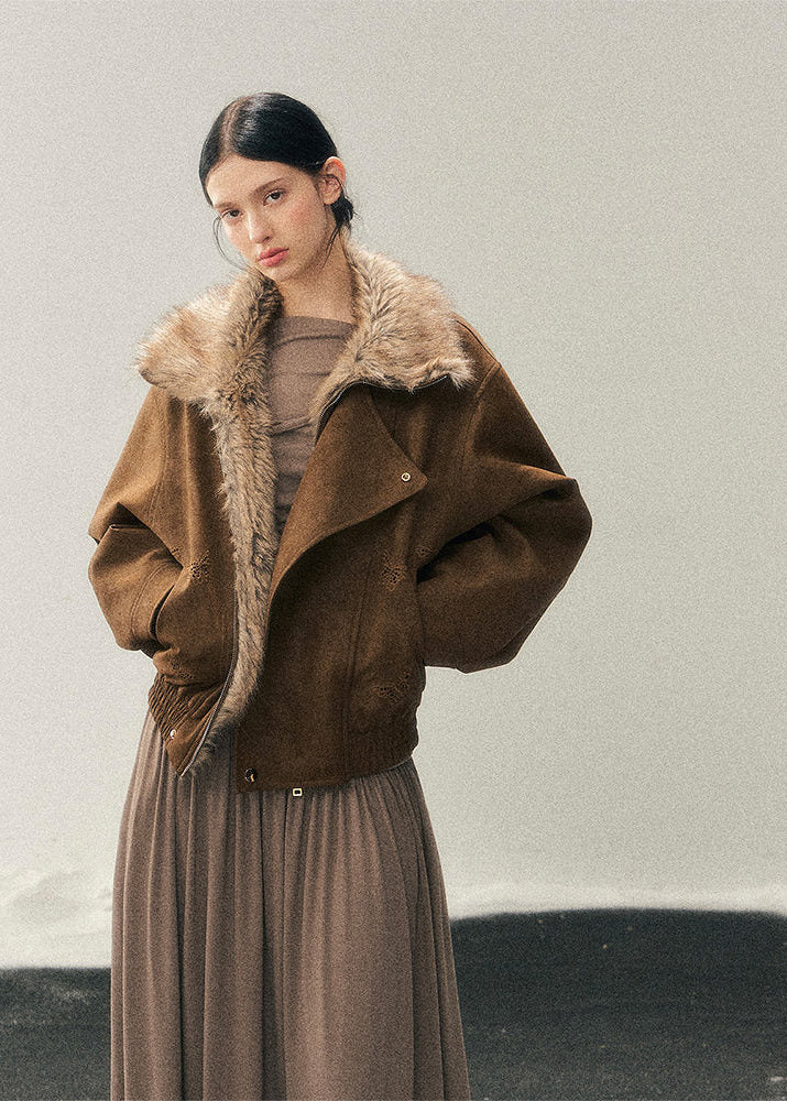 AOMALM winter jacket, plush padded coat women, Hepburn style winter jacket, butterfly trench coat, Korean feminine winter coat, padded plush jacket women, soft winter outerwear, elegant winter coat women, vintage inspired winter jacket, Korean aesthetic outerwear, cozy winter jacket, feminine padded coat, winter trench style jacket, warm plush coat women