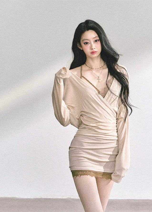 backless lace dress  
sexy lace mini dress  
two piece lace dress set  
slim fit bodycon dress  
French style lace dress  
open back draped dress  
summer sexy mini dress  
lace backless bodycon  
Korean style bodycon dress  
hot girl lace dress outfit  
women’s slim hip dress  
elegant backless mini dress  
lace trim mini dress  
party dress backless  
draped back fashion dress  
