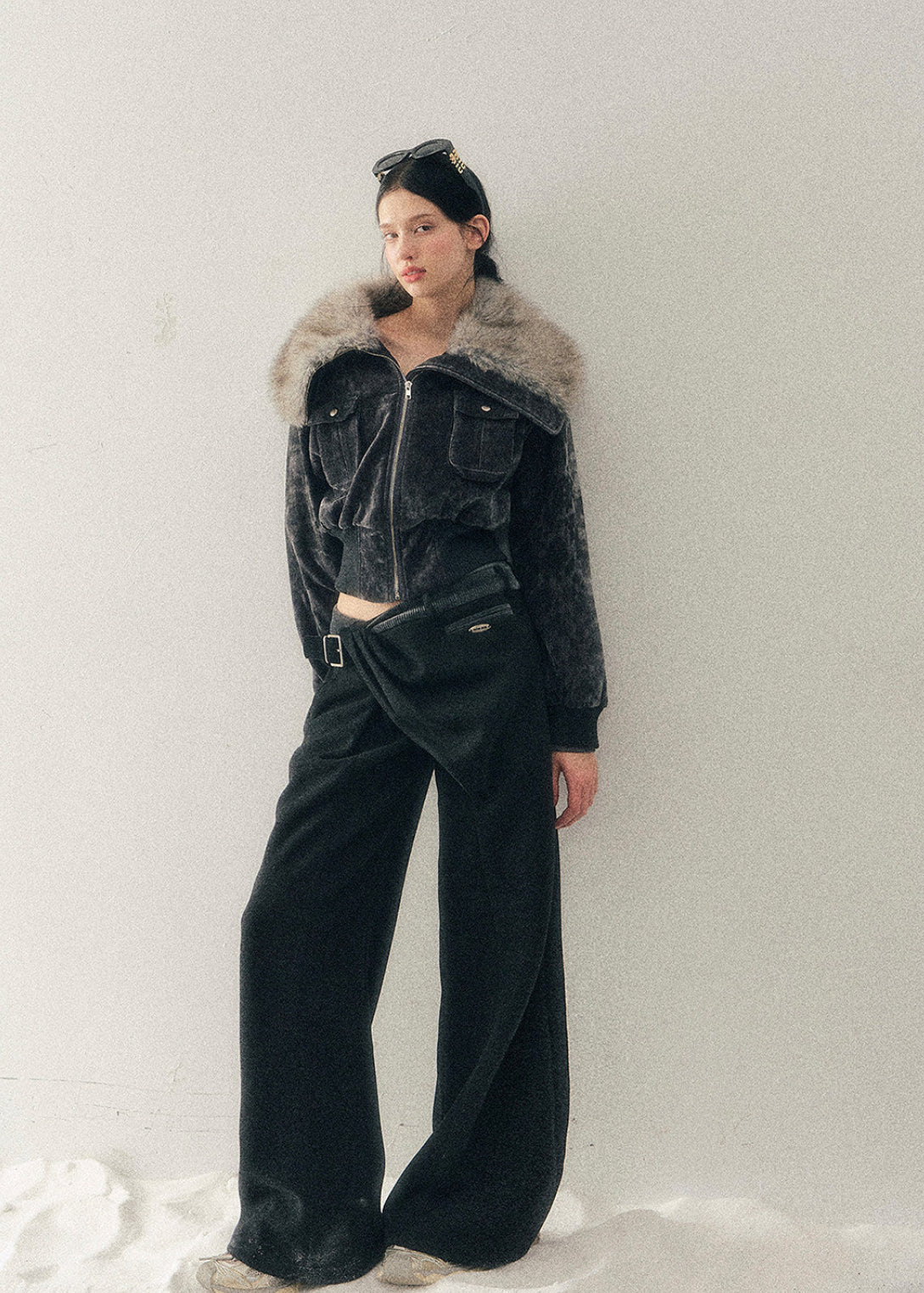 AOMALM jacket, leopard cropped jacket, Maillard jacket women, faux fur winter jacket, Korean style jacket, cropped winter jacket women, plush fur jacket, leopard print jacket women, winter streetwear jacket, feminine cropped jacket, warm winter top women, Korean fashion winter, trendy cropped jacket, soft girl winter jacket, autumn winter outerwear women, stylish winter jacket, Korean aesthetic coat