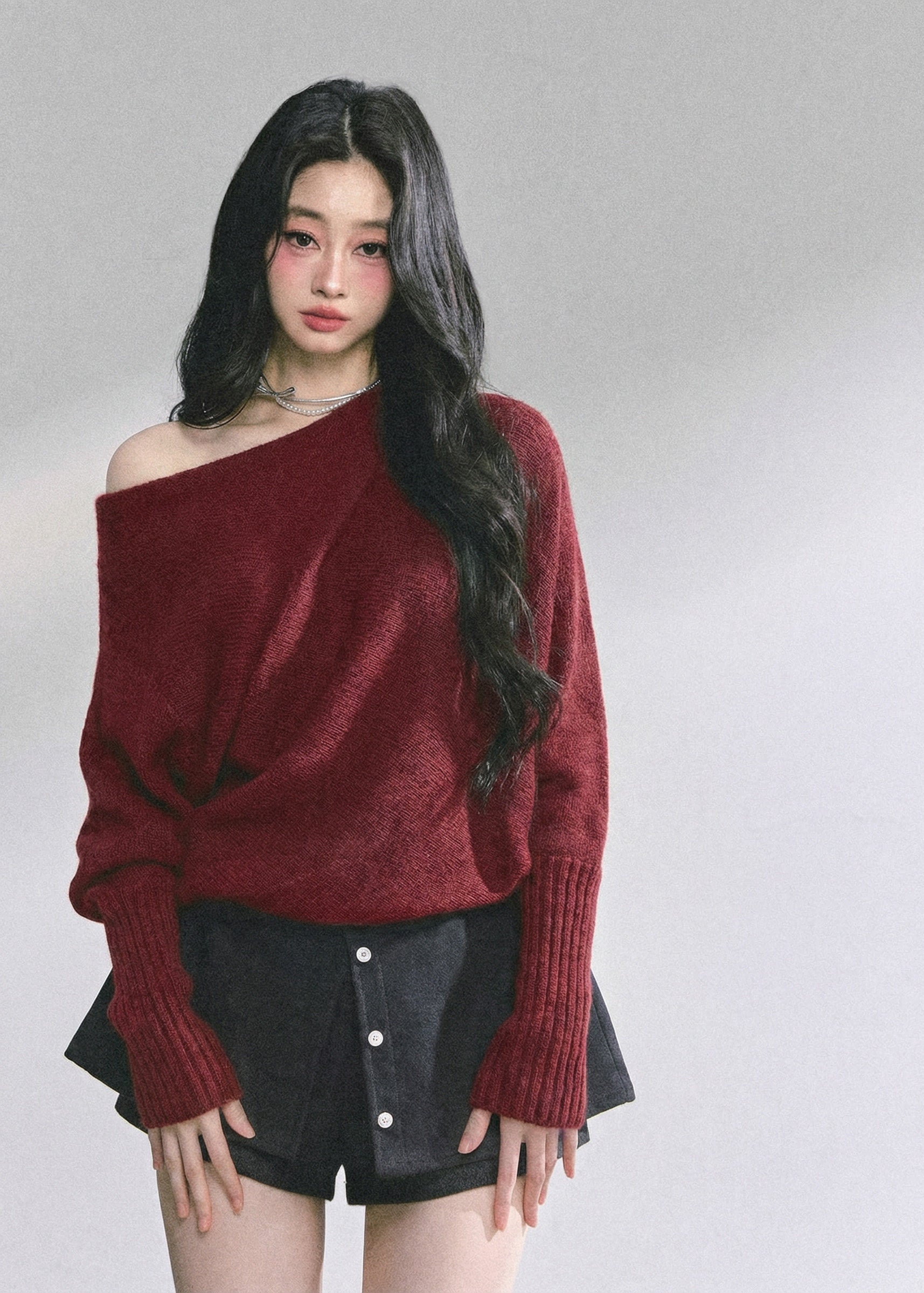 soft feminine knit sweater, korean style sweater women, wool blend knit top, winter korean fashion, soft girl aesthetic sweater, cozy winter knitwear, french korean sweater, layered knit pullover, minimalist winter top, gentle style women sweater, elegant casual knit, autumn winter knit top, soft wool sweater women, daily wear korean sweater, aesthetic knitwear women, feminine winter clothing