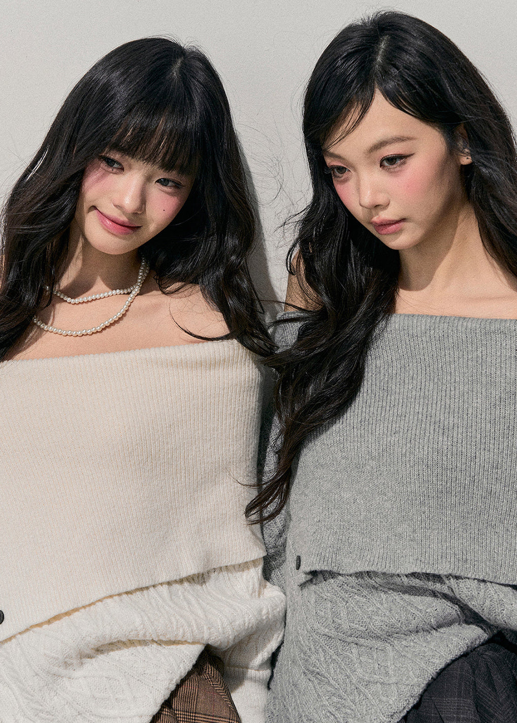 snow country sweater, one shoulder knit, Korean twist sweater, asymmetrical knit top, winter feminine knit, soft Korean fashion, AOMALM sweater, off shoulder winter top, twist cable knit, Korean girl aesthetic outfit, soft girl winter top, French knit sweater, irregular knit design, cozy winter knit, elegant off shoulder top, trendy Korean knitwear, winter twist pullover, romantic knit sweater, feminine winter outfit, AOMALM winter collection