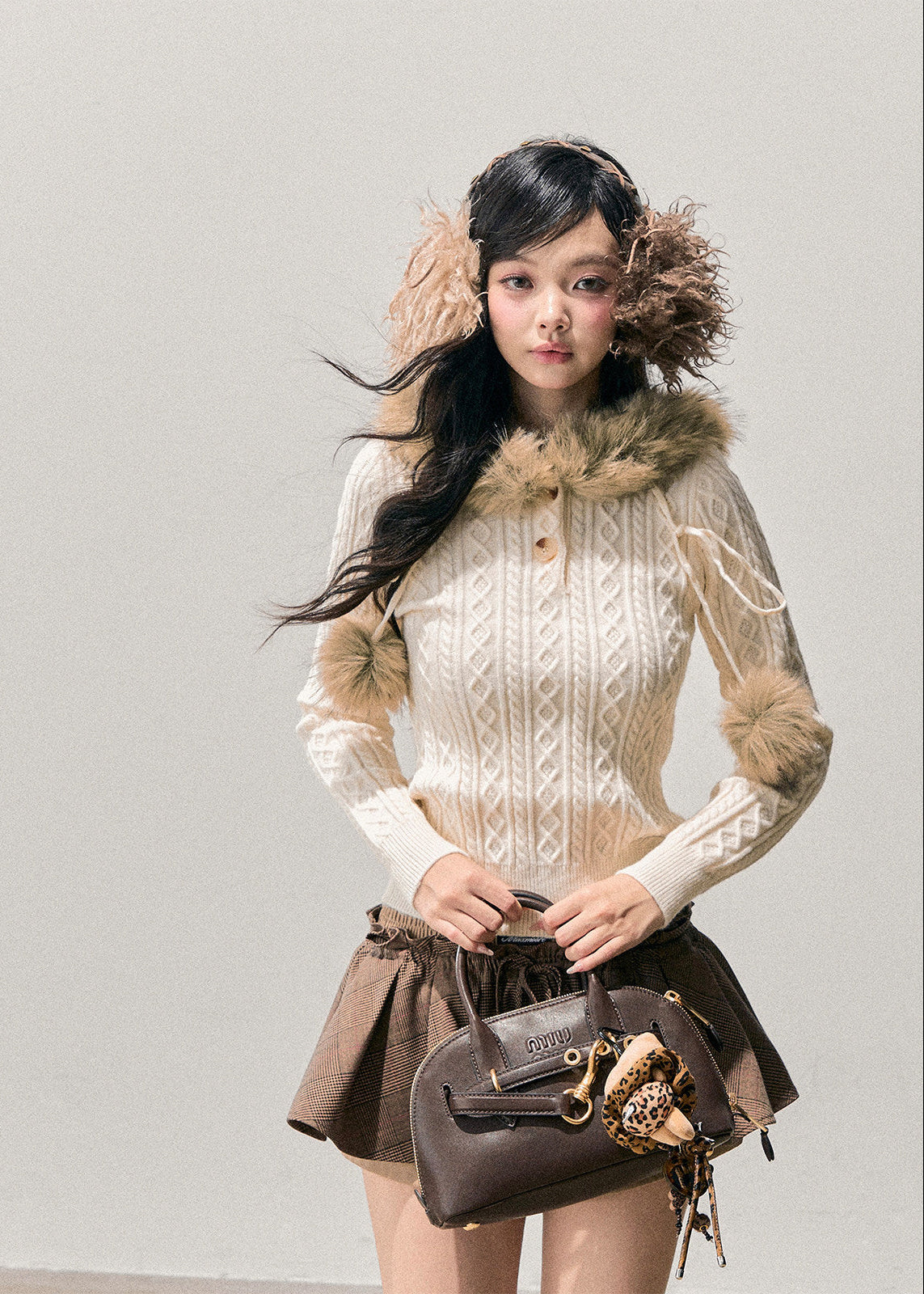 AOMALM knit sweater, Korean hooded knit top, women winter sweater, slim fit knit hoodie, cable knit sweater women, feminine winter top, soft knit hoodie, Korean fashion winter, cozy knit top women, winter layering sweater, hooded cable knit, soft girl aesthetic knit, winter slim sweater, Korean style knitwear, women hooded sweater