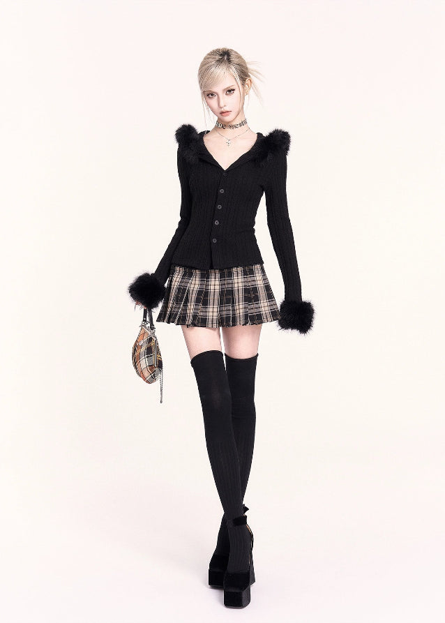 y2k fur collar knit top
detachable fur hood sweater
VOCK slim knit cardigan
millennium style knit jacket
faux fur trim twist sweater
y2k girl aesthetic top
hooded fur knit cardigan
edgy korean style knit top
plaid skirt outfit top
cute winter knitwear women