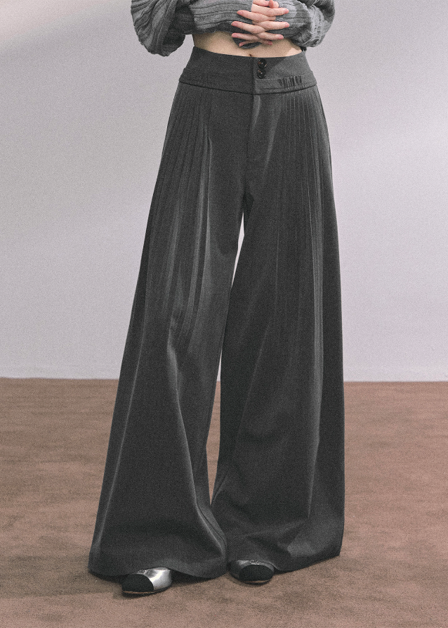 wide leg pants women, relaxed drape trousers, lazy style suit pants, autumn loose straight pants, american wide leg trousers, fw25 relaxed pants, palazzo lounge pants, minimalist flow trousers, loose fit straight pants
